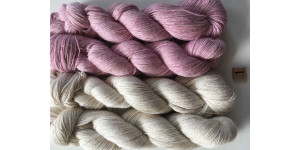 Bazel  natural + pink 