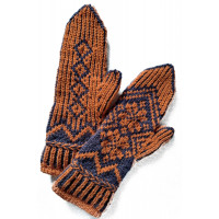 knitting pattern Mittens Helleborus (Kal februar '24)